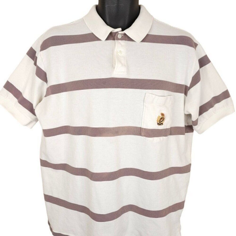 Vintage Polo Ralph Lauren Polo Shirt Mens Size Large The Big Shirt Made In USA